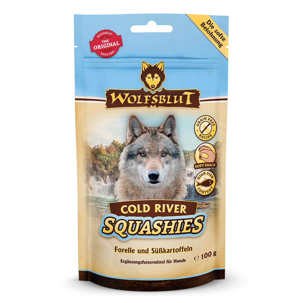 Wolfsblut Cold River Squashies Forelle und Süßkartoffeln 100g