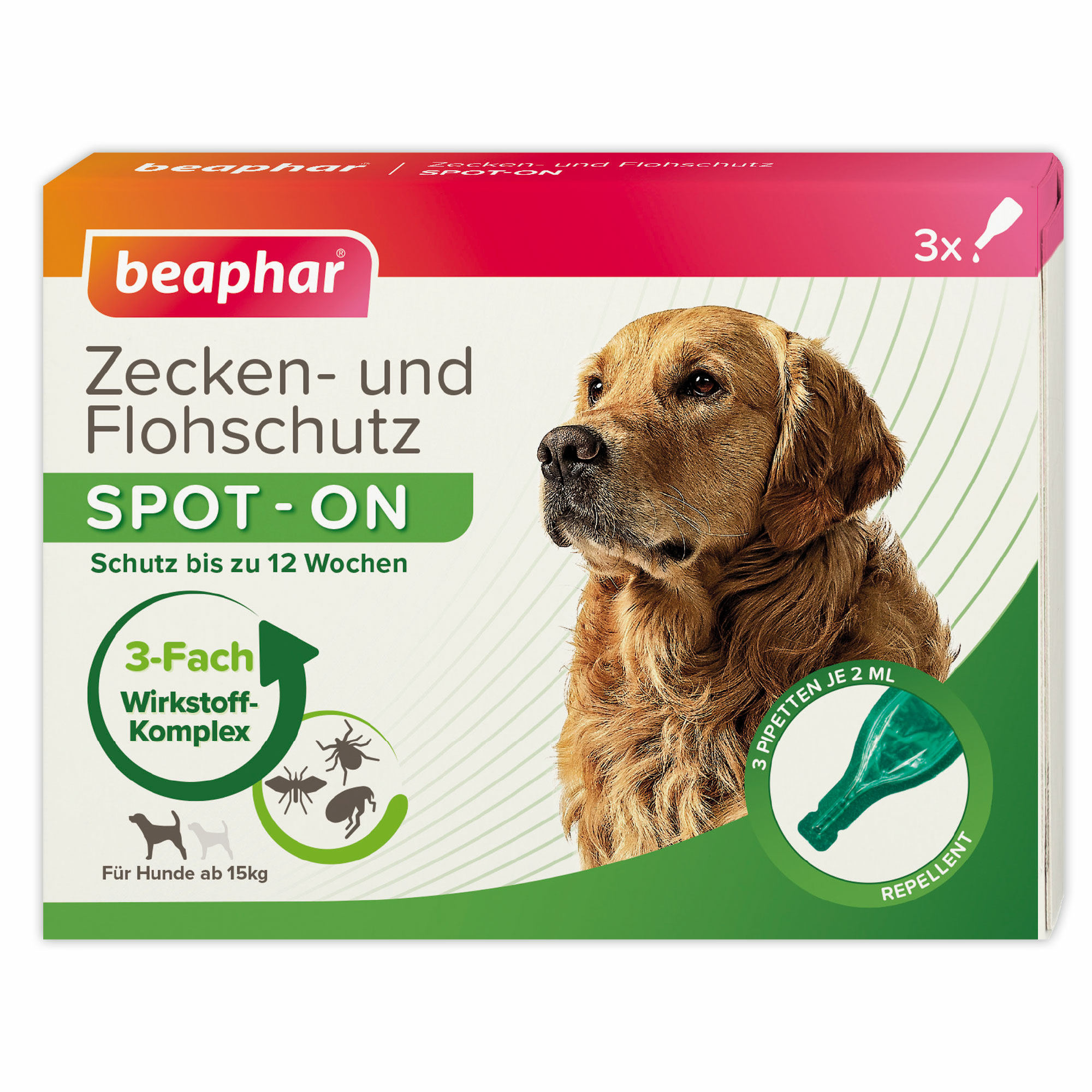 Beaphar Zecken - & Flohschutz Spot - On (für Hunde ab 15kg)