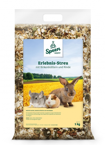 Erlebniseinstreu Birkenblätter & Rinde 1kg 