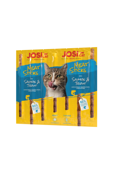 JosiCat Meat Sticks Salmon & Trout 35g