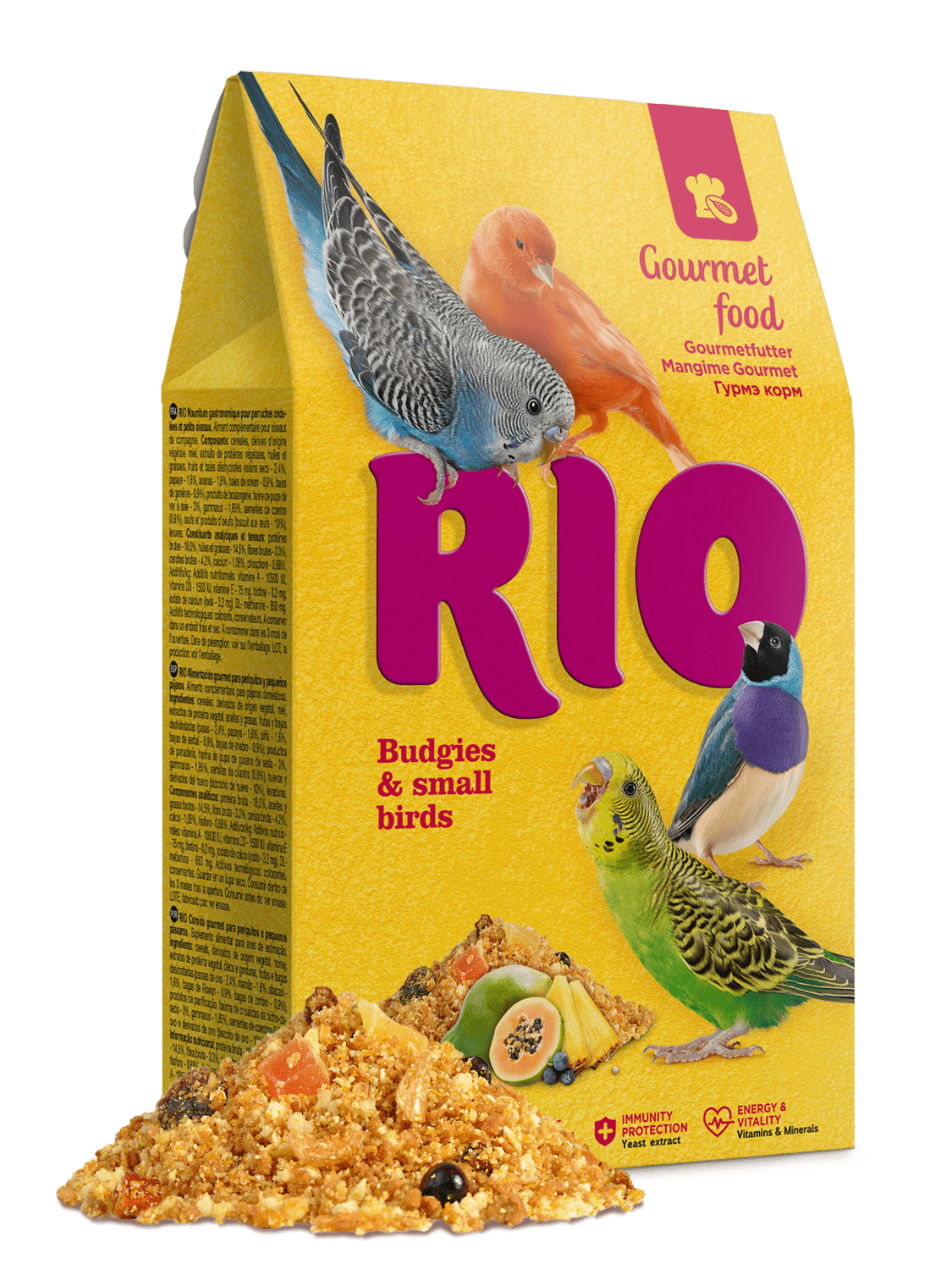 Rio Gourmetfutter für Wellensittiche & kleine Vögel 250g