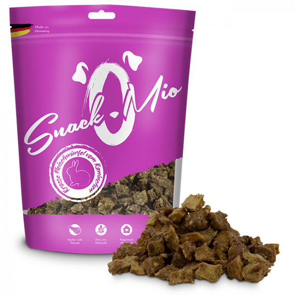 krosse Fleischwürfel vom Kaninchen 125g